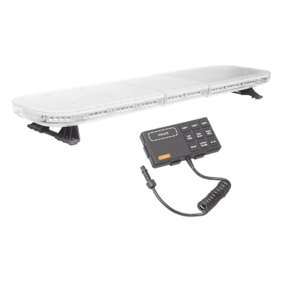Kit de Equipamiento para Seguridad Pública / Barra LED 88 LEDs G3 / Sirena 100W 7 Tonos / Bocina 100W 8 Ohm / IP65 / SAE / 118 cm | SIERRA STORE