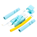 SIEMON FC2-LC-MM-J12 - Conector de Fibra Óptica LC Duplex / Epoxi y Pulido / Multimodo / Fibra Recubierta / Color Aqua / 50 Unidades | SIERRA STORE