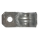 Abrazadera tipo Uña / Acero pregalvanizado 1.5 mm / 1 1/4" (32 mm) / Tornillo 1/4" / 25x75x1.5 mm | SIERRA STORE