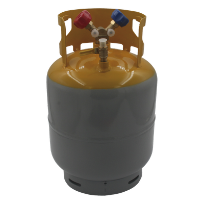 Cilindro Portátil para Refrigerante / 30 lbs (13.6 kg) / 11.9 Litros / Presión 3.0 MPa / Acero HP295 / Válvula de Seguridad Integrada | SIERRA STORE