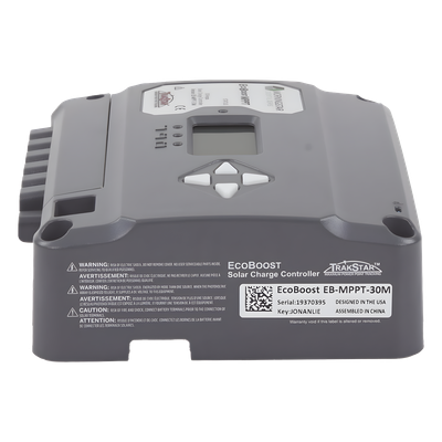 Controlador de Carga Solar EcoBoost MPPT 30A con Pantalla | SIERRA STORE