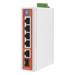 Switch Industrial PoE / 4 Puertos Fast Ethernet / 2 Uplink Gigabit / Alcance 250 m / Protección 6 kV | SIERRA STORE