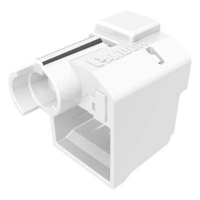 PANDUIT PSL-DCPLE-IW - Dispositivo de Fijación RJ45 / Policarbonato y Nylon / 10 Unidades con Llave / 8 Colores Disponibles | SIERRA STORE