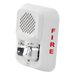 Sirena de Baja Frecuencia con Estroboscopio / 520 Hz / 7 Niveles de Candela / 2 Hilos / Montaje en Muro | SIERRA STORE