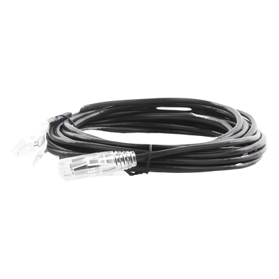 LINKEDPRO BY EPCOM LP-UT6A-500-BK-28 - Cable de Parcheo Slim UTP Cat6A / 5 m (16.40 ft) / 28 AWG / RJ45 / Negro | SIERRA STORE