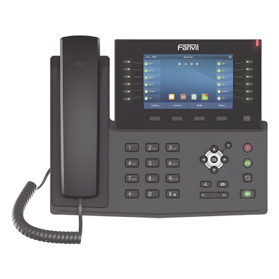 Teléfono IP Empresarial / 20 Líneas SIP / Pantalla Táctil 5' / 60 Teclas DSS / Bluetooth / PoE 802.3af / Dual Gigabit / Video H.264 | SIERRA STORE