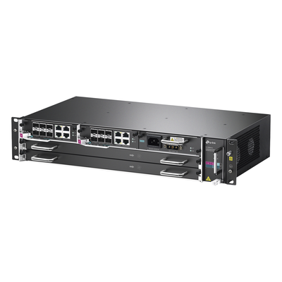 OLT Modular GPON / Conexión hasta 4,096 ONUs / 2 Tarjetas Main / 6 Puertos SFP+ 10G Uplink / 2 Puertos RJ45 1G Uplink / Fuente | SIERRA STORE