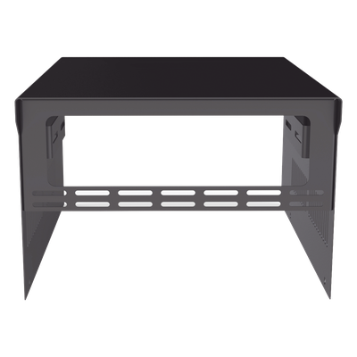 EPCOM INDUSTRIAL SRX21U - Gabinete de acero en color negro, para usar como base con radio aéreo IC-A120 y fuente de alimentación | SIERRA STORE
