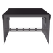 EPCOM INDUSTRIAL SRX21U - Gabinete de acero en color negro, para usar como base con radio aéreo IC-A120 y fuente de alimentación | SIERRA STORE