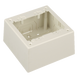 PANDUIT JBP2DIW - Caja de Pared Superficial Doble / PVC Autoextinguible / 5.19 x 5.19 x 2.75 in (131.9 x 131.9 x 69.8 mm) / Blanco Mate | SIERRA STORE
