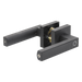Manija Biométrica Inteligente / Sensor de Huella Exterior / 30 Usuarios / Cierre Automático 5 s / Reversible Izq-Der / Backset 60-70 | SIERRA STORE