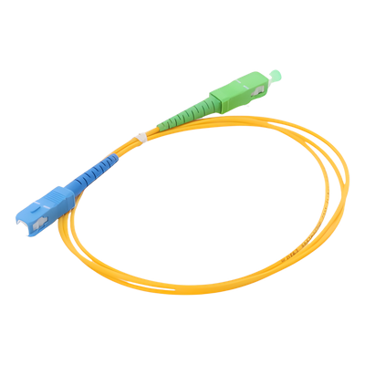 LINKEDPRO BY EPCOM LPSM2SCASCUS1 - Jumper de Fibra Óptica / Monomodo OS2 / SC/APC-SC/UPC / Simplex / 1 Metro (3.28 Pies) / 2mm | SIERRA STORE
