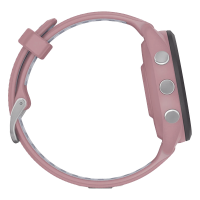 Forerunner® 265S, Bisel negro con carcasa en rosa y correa de silicona en rosa/gris | SIERRA STORE