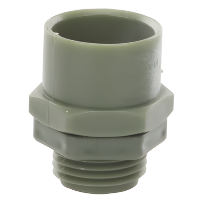 Conector Conduit PVC Ligero / 1/2" (13 mm) / Casquillo Termoformado Integrado / Autoextinguible / NMX-E-012-SCFI / NMX-E-031 | SIERRA STORE