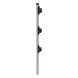 EPCOM INDUSTRIAL SYS-POST-7 - Poste para Cerca Electrificada / Acero Galvanizado Cal. 18 / 0.75 m (2.46 ft) / 3 Aisladores / Fijación | SIERRA STORE