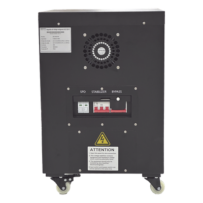 Regulador de Voltaje Industrial / Bifásico Ferrorresonante / 5 kVA / 5 kW / Entrada 176-264 Vca / Salida 215.6-224.4 Vca / Precisión | SIERRA STORE