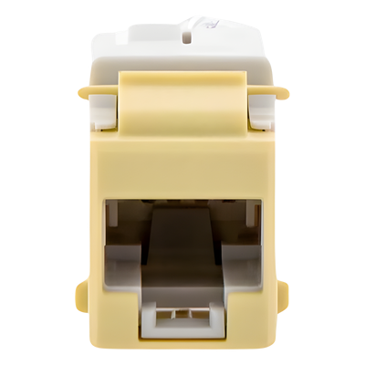 SIEMON U6A-K20NS - Jack Keystone Cat6A UTP / Terminación 110 / Color Marfil / Conductores 24-22 AWG Sólido y 26-24 AWG Multifilar | SIERRA STORE
