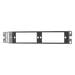 PANDUIT CFAPPBL1A - Patch Panel de Fibra Óptica, Para 4 Placas Acopladras FAP o FMP, Angulado, Color Negro, 1UR | SIERRA STORE
