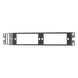 PANDUIT CFAPPBL1A - Patch Panel de Fibra Óptica, Para 4 Placas Acopladras FAP o FMP, Angulado, Color Negro, 1UR | SIERRA STORE