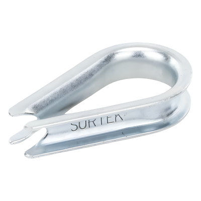 Guardacabos/cuello 1/4" acero con electro galvanizado. | SIERRA STORE