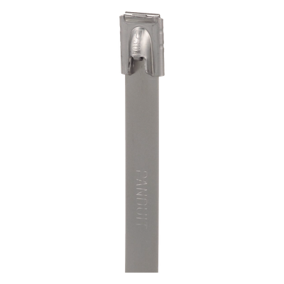 PANDUIT MLT4H-LP316 - Brida de Acero Inoxidable / 362mm (14.2 ft) largo / 7.9mm ancho / Rango 12.7-102mm / Paquete 50pz | SIERRA STORE