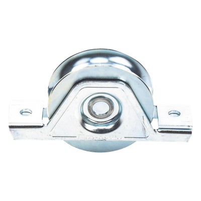 Rueda para Puerta Corrediza / 8 cm / Acero Galvanizado / Carga 180 kg / Fijación Inferior | SIERRA STORE