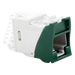 SIEMON U6A-H07NS - Jack / Cat6A UTP / Montaje Híbrido Plano-Angulado / Verde / Punch-Down 110 / RJ45 | SIERRA STORE