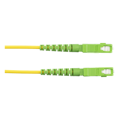 PANDUIT F913RANANSNM001 - Jumper de Fibra Óptica / Monomodo OS2 9/125 / SC/APC-SC/APC Simplex / OFNR Riser / Amarillo / 1 m (3.28 ft) | SIERRA STORE