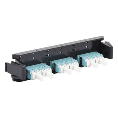SIEMON RIC-F-LCQ12-01C - Placa acopladora de Fibra Óptica Quick-Pack, Con 6 Conectores LC Duplex (12 Fibras), Para Fibra Multimodo | SIERRA STORE