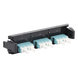SIEMON RIC-F-LCQ12-01C - Placa acopladora de Fibra Óptica Quick-Pack, Con 6 Conectores LC Duplex (12 Fibras), Para Fibra Multimodo | SIERRA STORE