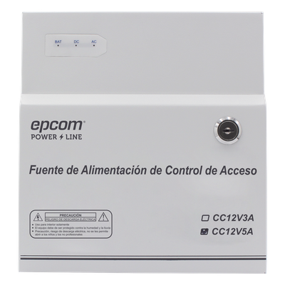 Fuente de Alimentación Regulada / 11-15 Vcc / 5 A / Respaldo con Batería Externa / Temporizador 0-45 s / Entrada Universal 96-264 Vca | SIERRA STORE