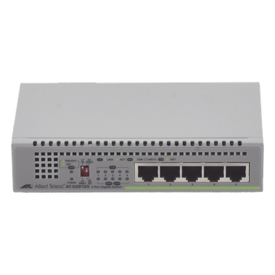 Switch Gigabit No Administrable, 5 Puertos 10/100/1000 Mbps fuente de alimentación interna | SIERRA STORE