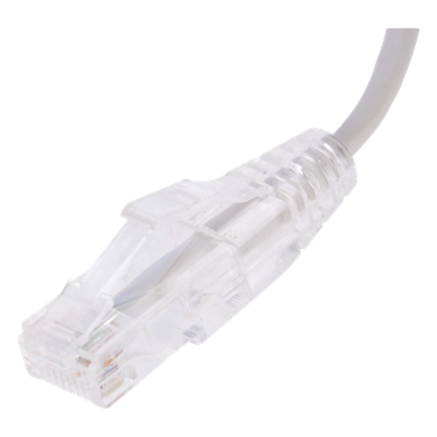 LINKEDPRO BY EPCOM LP-UT6-020-GY28 - Cable de Parcheo Slim UTP Cat6 / 20 cm (0.66 ft) / 28 AWG / Conectores RJ45 Chapados en Oro / Gris | SIERRA STORE