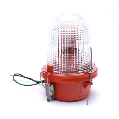 Luz de Obstáculo FAA Tipo L-810 / LED Rojo e Infrarrojo / Intensidad Baja 32.5 CD / 12W / 120-240V AC / Haz Vertical 10° / Cobertura | SIERRA STORE