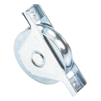 Rueda para Puerta Corrediza / 10 cm / Capacidad 380 kg / Acero Galvanizado / Fijación Inferior | SIERRA STORE