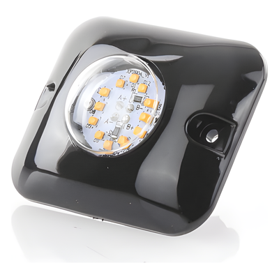 Luz Oculta LED / 12 LED Gen III / Rojo-Azul / 10-24 VCC / 1A / 3.2x1.8 cm / 12 Modos Flash / Wig Wag | SIERRA STORE