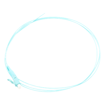 LINKEDPRO BY EPCOM LP-FOM4-LC-01 - Pigtail de Fibra Óptica / LC Simplex / OM4 50/125 µm / PVC / 1 Metro (3.28 Pies) / Aqua | SIERRA STORE