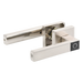 Manija Electrónica Biométrica / 30 Usuarios / Reversible Izquierda o Derecha / Níquel Satinado / Pilas AAA / Pestillo Anti-Tarjeta | SIERRA STORE