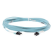 PANDUIT FZ2ERLNLNSNM010 - Jumper de Fibra Óptica / Multimodo OM4 50/125 / LC-LC Dúplex / OFNR Riser / Aqua / 10 m (32.81 pies) | SIERRA STORE