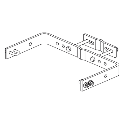Escalera Externa Sólida / 3 m (10') / Secciones 1-12 / 3 Herrajes Sujetadores / Galvanizada en Caliente | SIERRA STORE