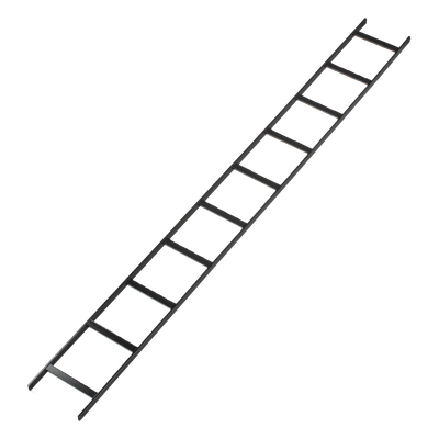 Escalera Tubular / 1.5" Peralte / 12" Ancho / 3.05 m (10 ft) Largo / Acero con Epóxica Negra / Incluye Coples y Tornillería | SIERRA STORE