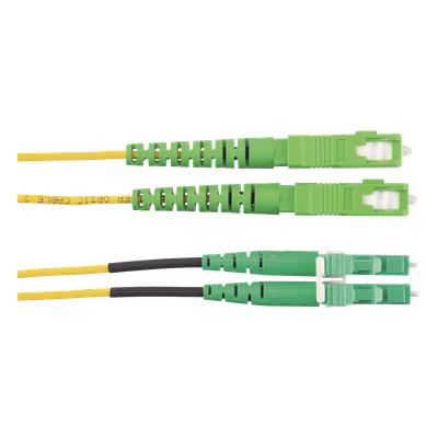 PANDUIT F92ERANB1SNM002 - Jumper de Fibra Óptica / Monomodo OS2 9/125 / SC/APC-LC/APC Duplex / OFNR Riser / LSZH / 2 m (6.56 pies) | SIERRA STORE