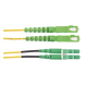 PANDUIT F92ERANB1SNM002 - Jumper de Fibra Óptica / Monomodo OS2 9/125 / SC/APC-LC/APC Duplex / OFNR Riser / LSZH / 2 m (6.56 pies) | SIERRA STORE