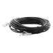LINKEDPRO BY EPCOM LP-UT6A-1000-BK28 - Cable de Parcheo Slim UTP Cat6A / 10 m (32.81 ft) / 28 AWG / RJ45 / Negro | SIERRA STORE