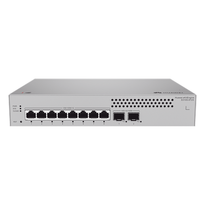 Switch de Acceso Administrable Capa 2+ / 8 Puertos Gigabit / 2 Puertos 10GE SFP+ Uplink / 56 Gbps / 42 Mpps | SIERRA STORE