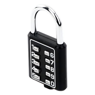 Candado Digital de Combinación / 100,000 Combinaciones / Cuerpo 35/40 mm / Acero Cromado / Sin Llave / Anti-corrosión | SIERRA STORE