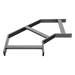 Curva Horizontal para Bandeja Tubular / 90° / Radio 12' (3.66 m) / Peralte 1.5' (38.1 mm) / Ancho 12' (304.8 mm) / Acero con | SIERRA STORE