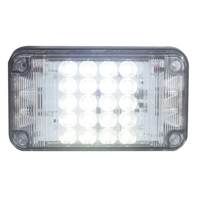 Luz de Advertencia LED / 7x4" / 66 LED / 12 VCC / 1 A / 10 Patrones de Destello / Luz de Trabajo Integrada | SIERRA STORE