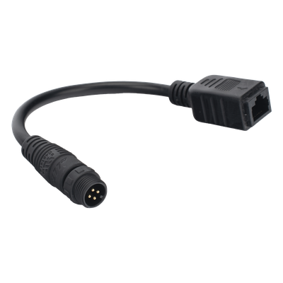 Cable de Extensión Industrial / Conector M12 de 4 Pines a RJ45 / Longitud 0.20 m (0.66 ft) / Ethernet Industrial / Wi-Fi 2.4 GHz | SIERRA STORE