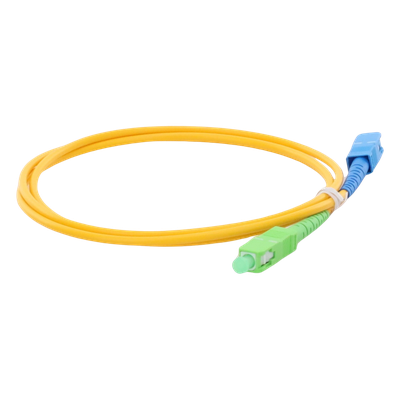 LINKEDPRO BY EPCOM LPSM3SCASCUS1 - Jumper de Fibra Óptica / Monomodo OS2 G.652D / SC/APC-SC/UPC / Simplex / 1 m (3.28 ft) / Forro PVC | SIERRA STORE